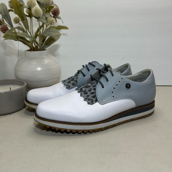 FootJoy Sport Retro Kiltie Spikeless Golf Shoes Leather 92395 Women's US 8 M - Picture 5 of 12